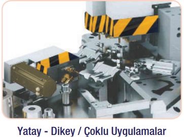 Beyaz eşya ve elektrikli ev aletleri üretiminde diş çekme ünitesi uygulaması